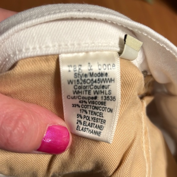 NWT Rag & Bone Mid Rise Distressed Jeans - Picture 7 of 8